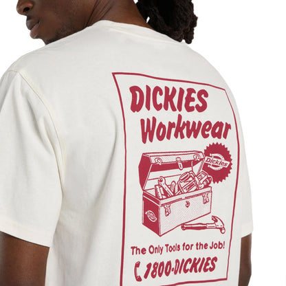 Dickies Dry Ridge SS Tee Ecru  - DK0A8853C48