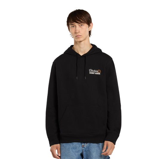 Dickies Donut House Hoodie Black  - DK0A88ATBLK