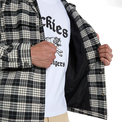 Dickies Laughlin Hooded Flannel Shacket Black
