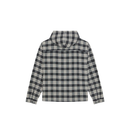 Dickies Laughlin Hooded Flannel Shacket Black