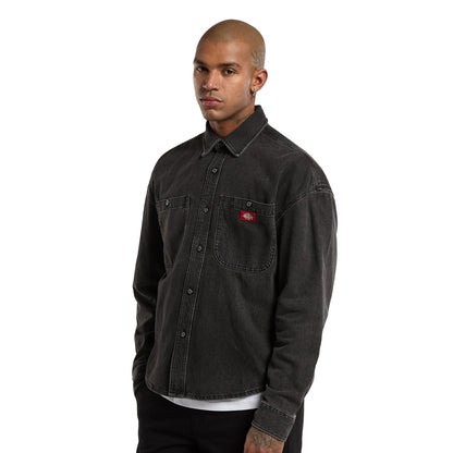 Dickies Mechanic Denim Shirt Heritage Grey Denim  - DK0A8CJ9HGD