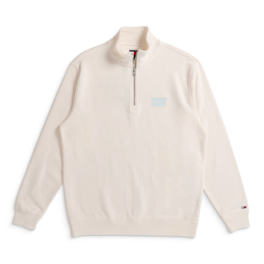 Tommy Jeans Bubble Logo Back Graphic Quarter Zip Sweatshirt  - DM0DM21865YBH