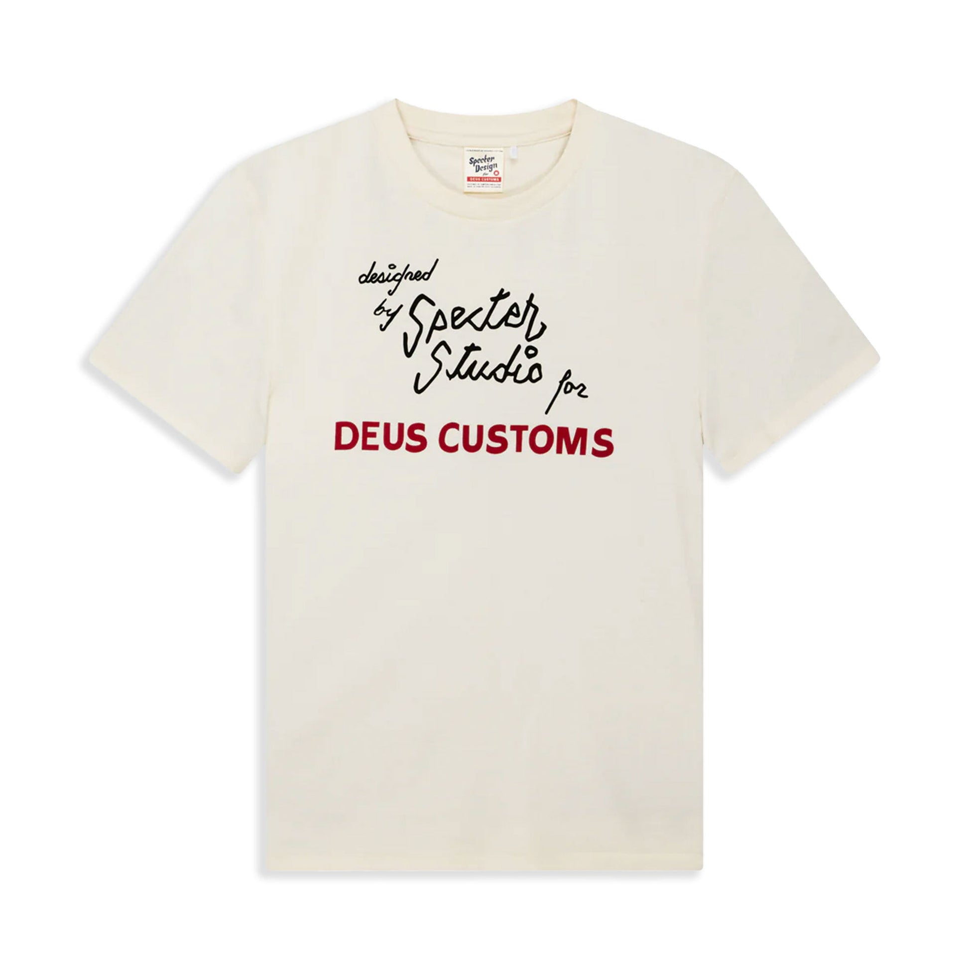 Deus Ex Machina Specter Rare Birds Tee Pristine White  - DMF241540A-PRW