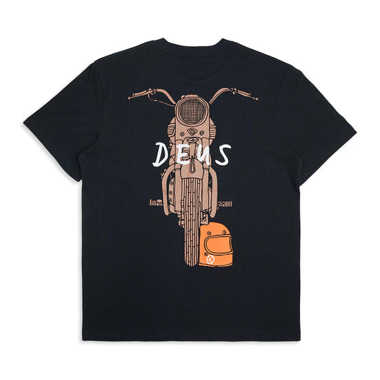 Deus Ex Machina Frontage Tee Black  - DMF241747D-BLK
