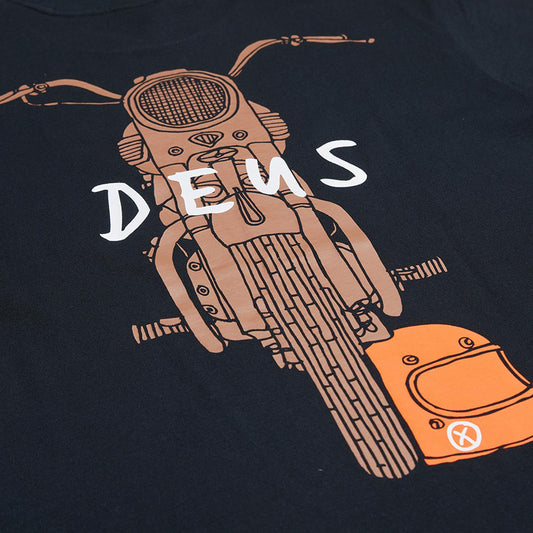 Deus Ex Machina Frontage Tee Black  - DMF241747D-BLK