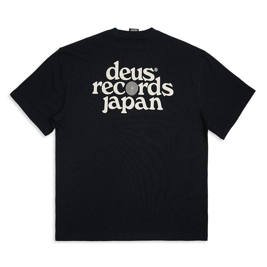 Deus Ex Machina Strata Tee Black  - DMF241762-BLK