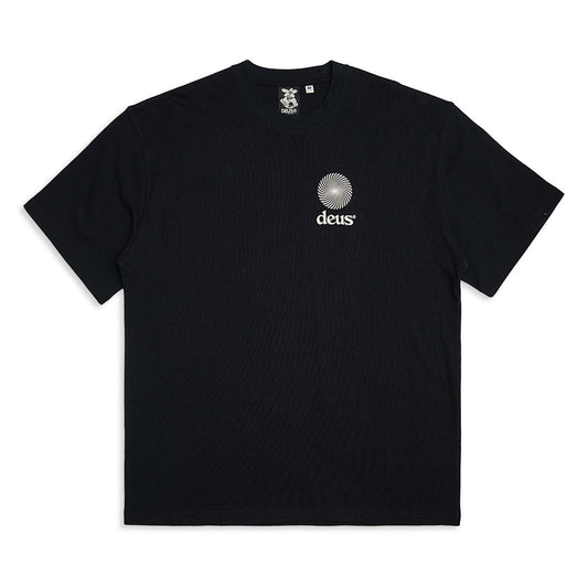 Deus Ex Machina Strata Tee Black  - DMF241762-BLK