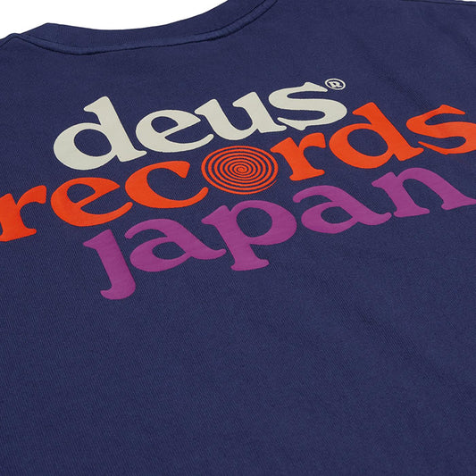 Deus Ex Machina Strata Tee Patriot Blue  - DMF241762-PAB