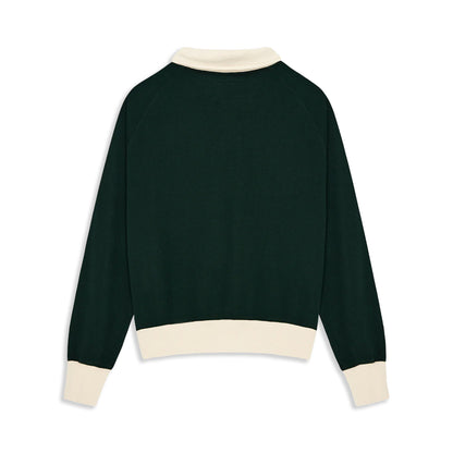 Deus Ex Machina Specter Zip Sweat Racing Green  - DMF248541-RGG