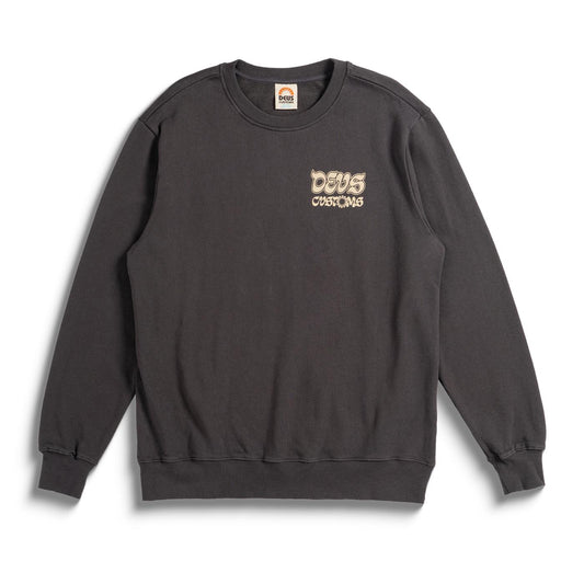 Deus Ex Machina Rinse Wash Crew Anthracite  - DMF248567-ATH