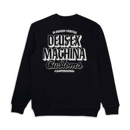 Deus Ex Machina Ever Seen Crew Sweat Black  - DMF248626-BLK