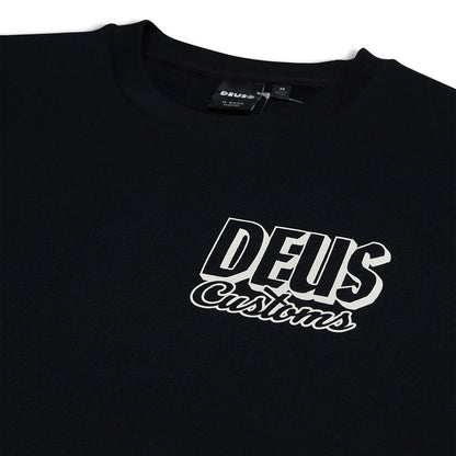 Deus Ex Machina Ever Seen Crew Sweat Black  - DMF248626-BLK