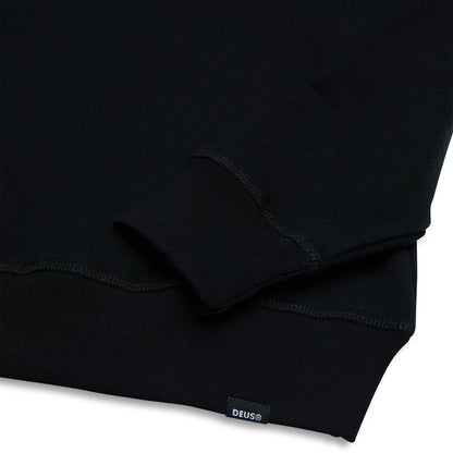 Deus Ex Machina Ever Seen Crew Sweat Black  - DMF248626-BLK