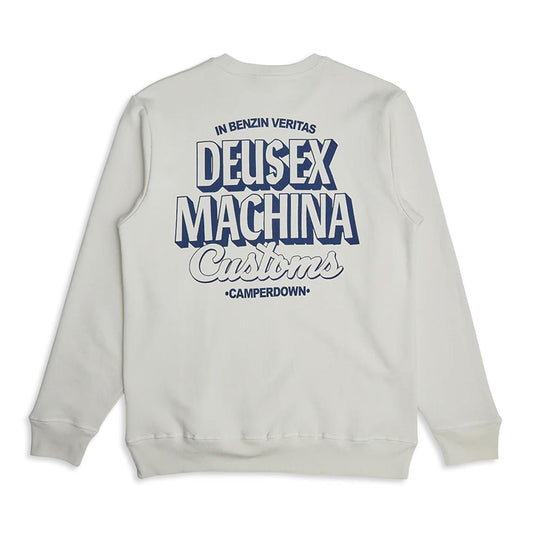 Deus Ex Machina Ever Seen Crew Sweat Vintage White  - DMF248626-VWH