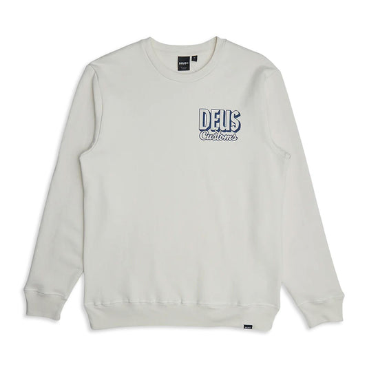Deus Ex Machina Ever Seen Crew Sweat Vintage White  - DMF248626-VWH