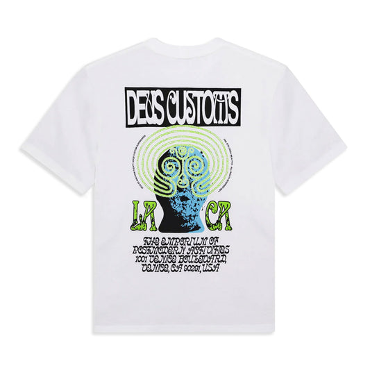 Deus Ex Machina Labyrinth Tee Vintage White  - DMF251220A-VWH