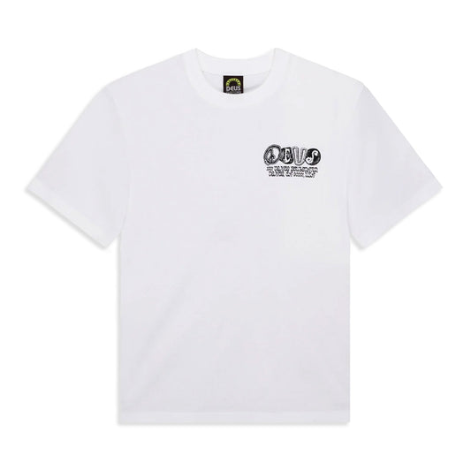 Deus Ex Machina Labyrinth Tee Vintage White  - DMF251220A-VWH