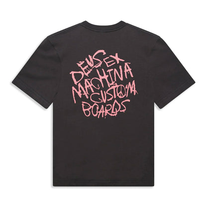 Deus Ex Machina Scrambler Tee Anthracite  - DMF251238A-ATH