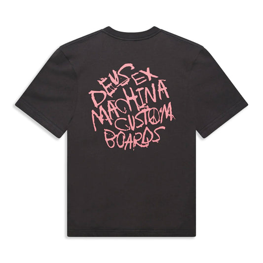 Deus Ex Machina Scrambler Tee Anthracite  - DMF251238A-ATH