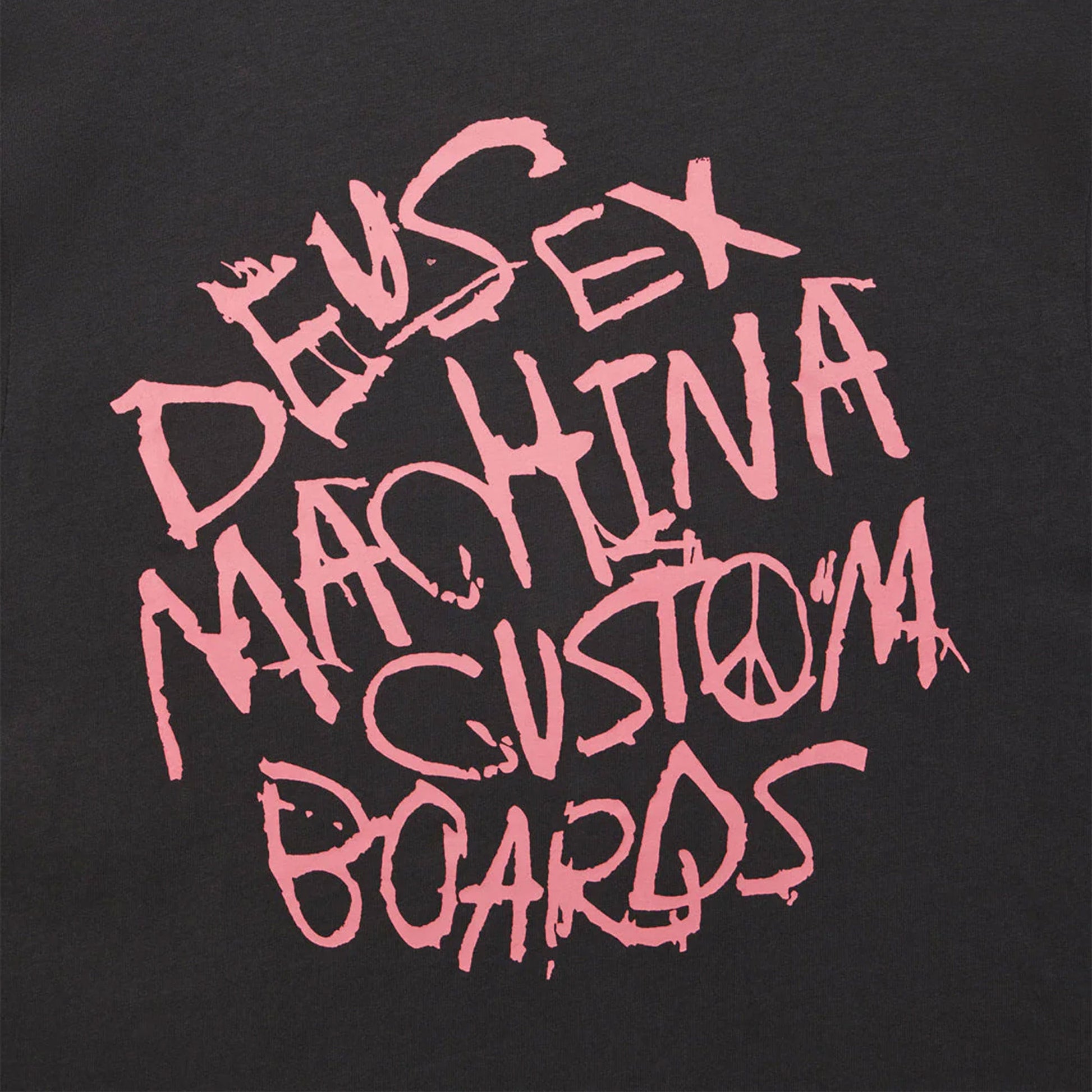 Deus Ex Machina Scrambler Tee Anthracite  - DMF251238A-ATH