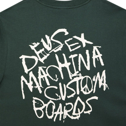 Deus Ex Machina Scrambler Tee Hunter Green  - DMF251238A-HNG