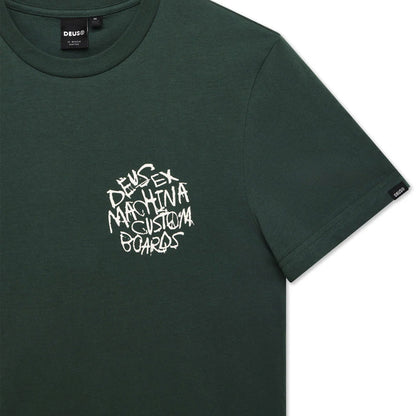 Deus Ex Machina Scrambler Tee Hunter Green  - DMF251238A-HNG