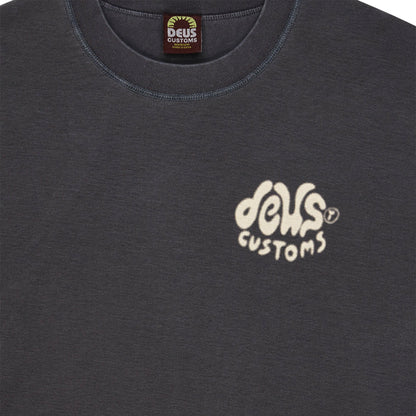 Deus Ex Machina Debris Reverse Tee Anthracite  - DMF251412-ATH