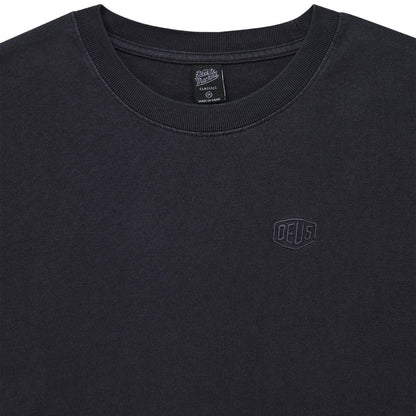 Deus Ex Machina Shield Garment Dyed Tee Black  - DMF251462-BLK