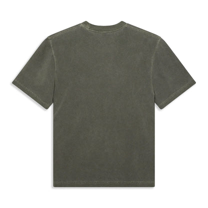 Deus Ex Machina Shield Garment Dyed Tee Cypress Green  - DMF251462-CYP