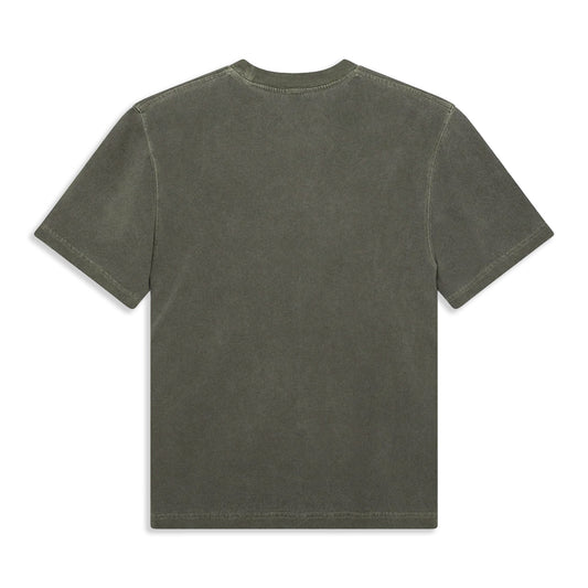 Deus Ex Machina Shield Garment Dyed Tee Cypress Green  - DMF251462-CYP