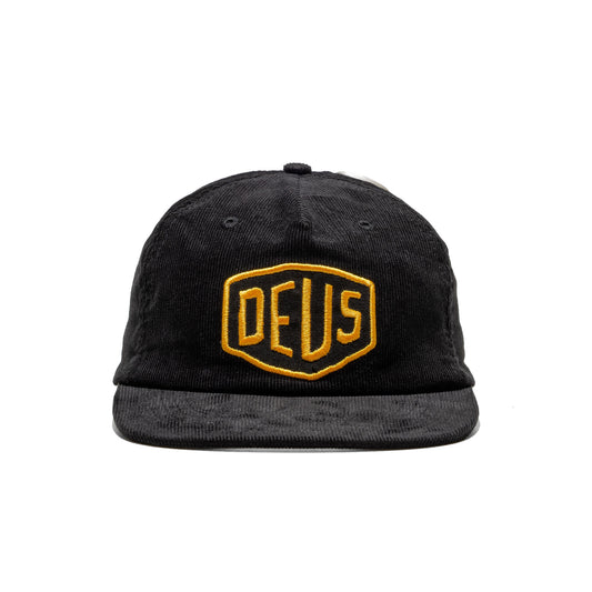 Deus Ex Machina Shield Cord Cap Black  - DMF257249-BLK