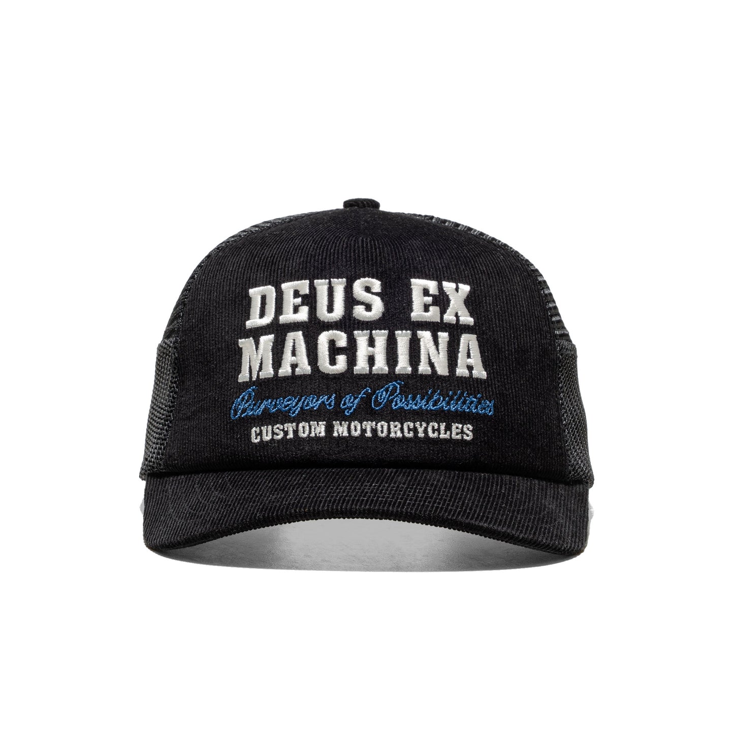Deus Ex Machina Gumshoe Cord Trucker Black  - DMF257302-BLK