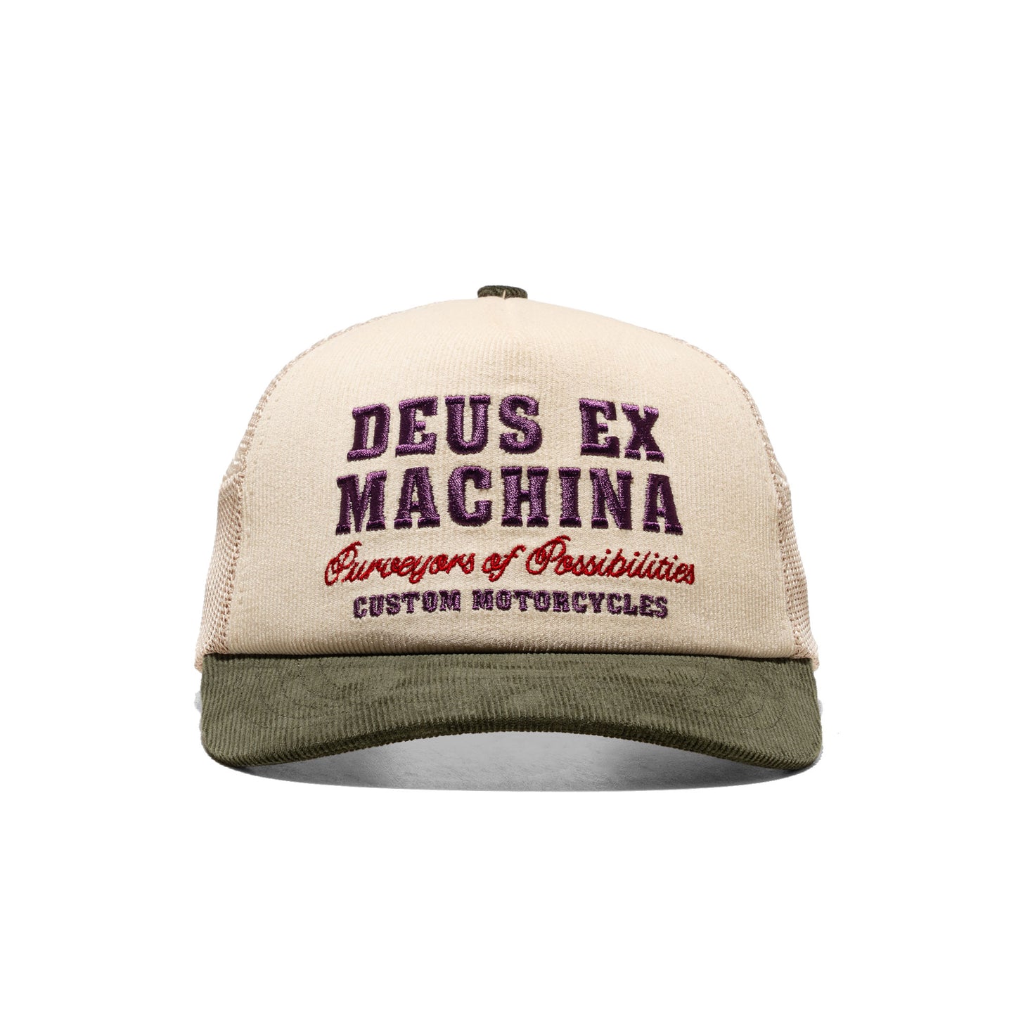 Deus Ex Machina Gumshoe Cord Trucker Cream  - DMF257302-CRE