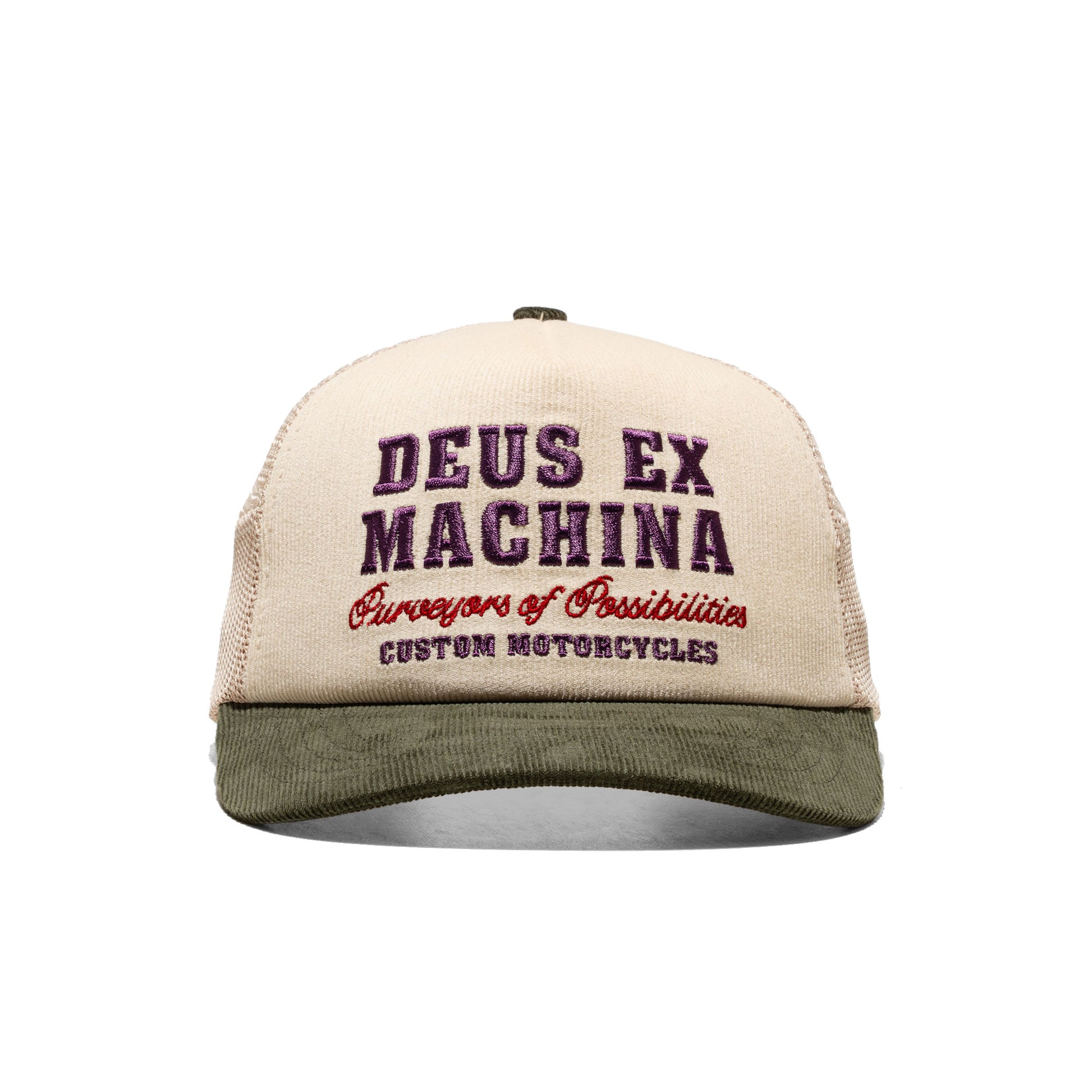Deus Ex Machina Gumshoe Cord Trucker Cream  - DMF257302-CRE