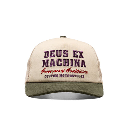 Deus Ex Machina Gumshoe Cord Trucker Cream  - DMF257302-CRE
