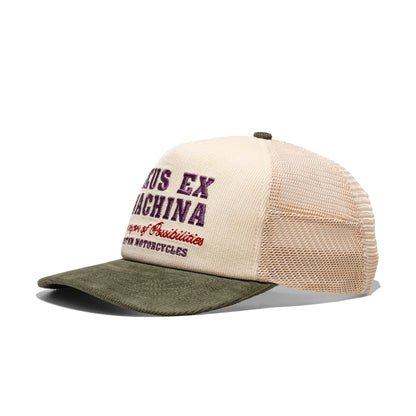 Deus Ex Machina Gumshoe Cord Trucker Cream  - DMF257302-CRE