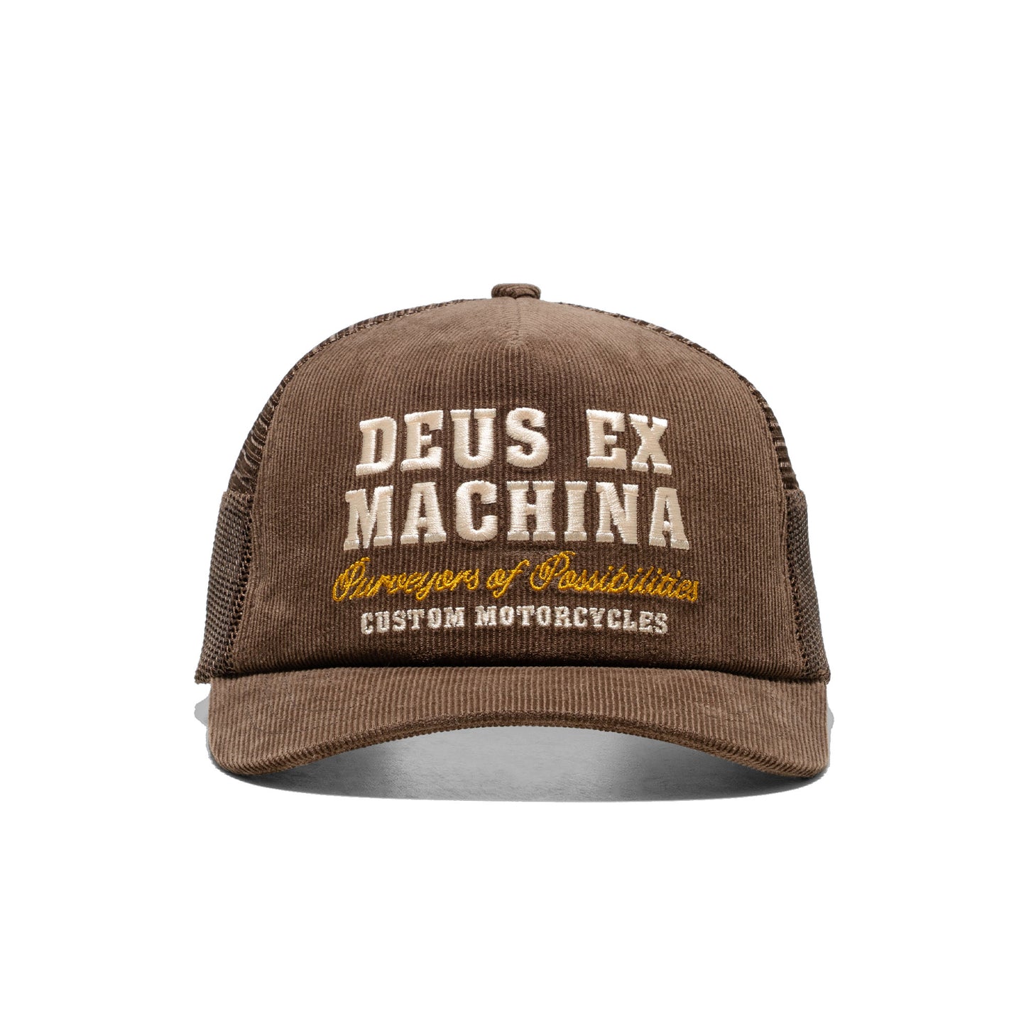 Deus Ex Machina Gumshoe Cord Trucker Potting Brown  - DMF257302-PBR