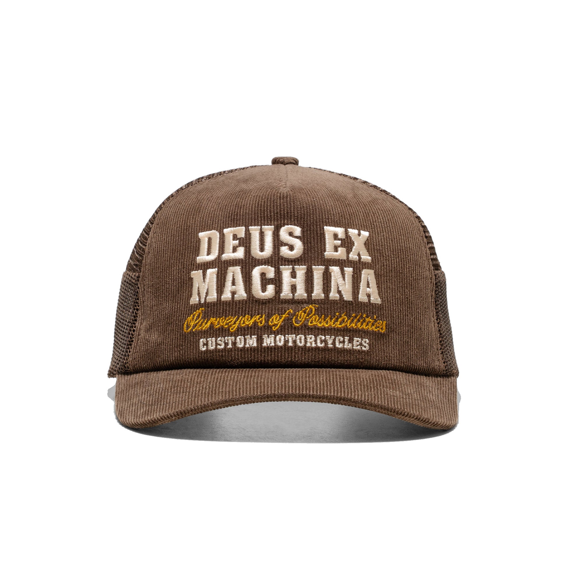 Deus Ex Machina Gumshoe Cord Trucker Potting Brown  - DMF257302-PBR