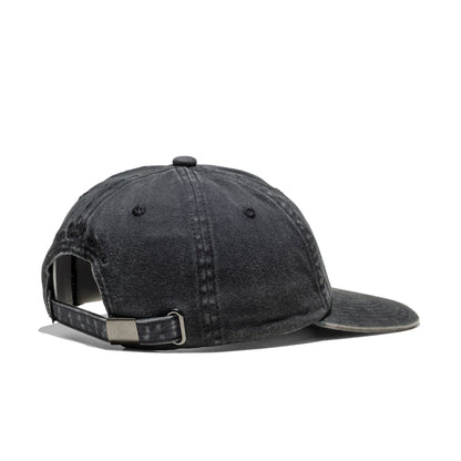 Deus Ex Machina Shield Garment Dyed Dad Cap Black  - DMF257382-BLK