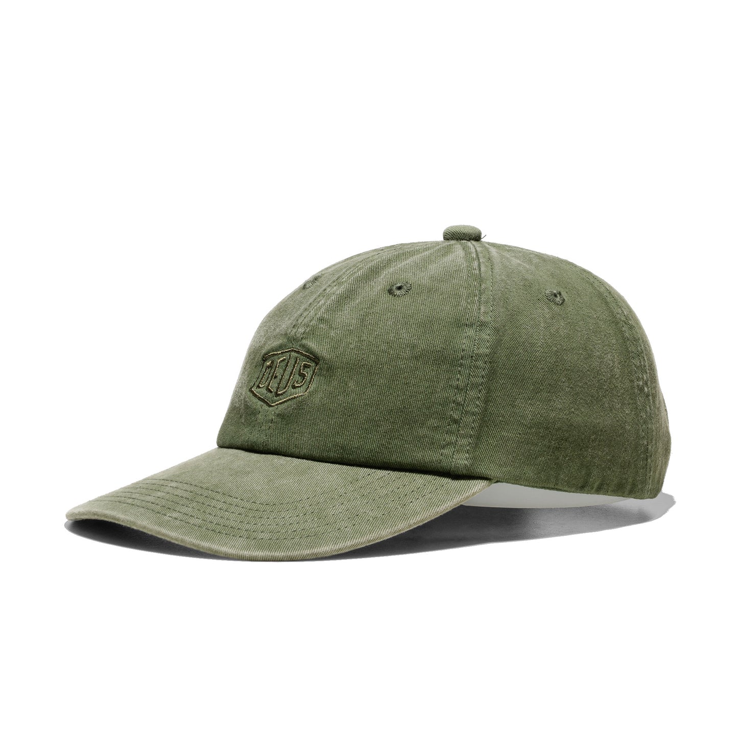 Deus Ex Machina Shield Garment Dyed Dad Cap Cypress Green  - DMF257382-CYP