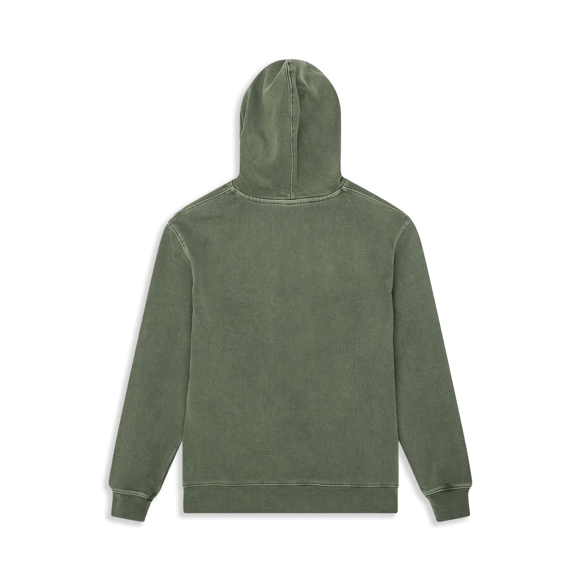 Deus Ex Machina Shield Garment Dyed Hoodie Cypress Green  - DMF258461-CYP