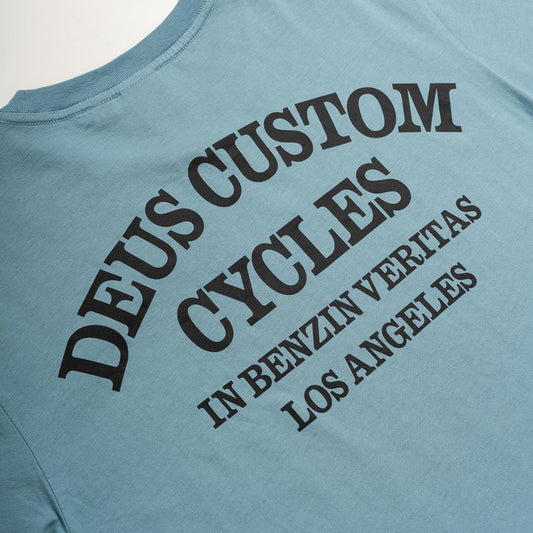 Deus Ex Machina Clutch Tee Smoke Blue  - DMP241256B-SMK