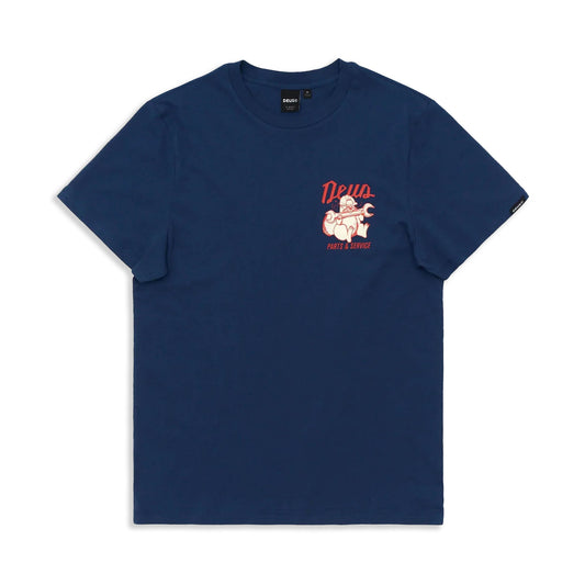 Deus Ex Machina Overbite Tee Mechanic Blue  - DMP251953C-MEC