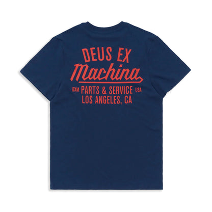 Deus Ex Machina Overbite Tee Mechanic Blue  - DMP251953C-MEC