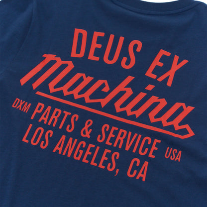 Deus Ex Machina Overbite Tee Mechanic Blue  - DMP251953C-MEC