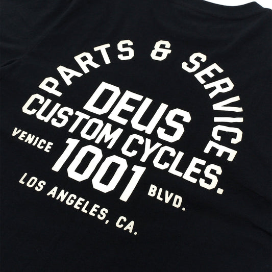 Deus Ex Machina Troop Tee Black  - DMP251953D-BLK