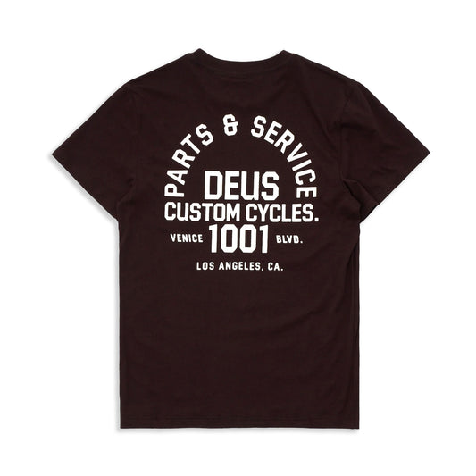 Deus Ex Machina Troop Tee Choc Plum  - DMP251953D-CPM