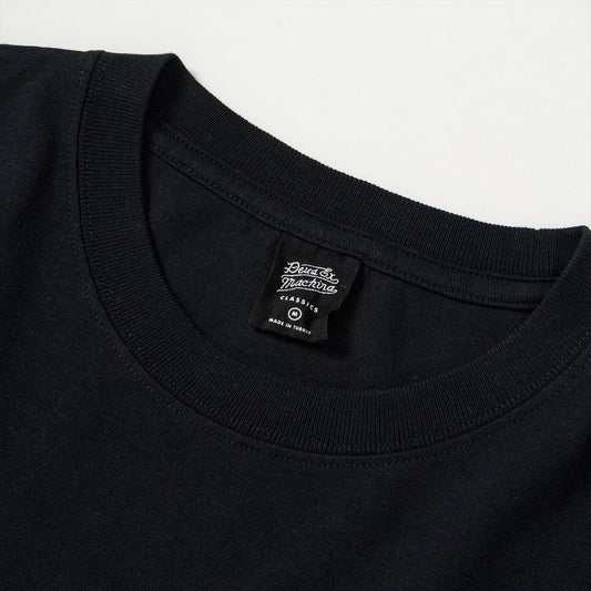 Deus Ex Machina Frontal Matchless Tee Black  - DMW41808H--BLK