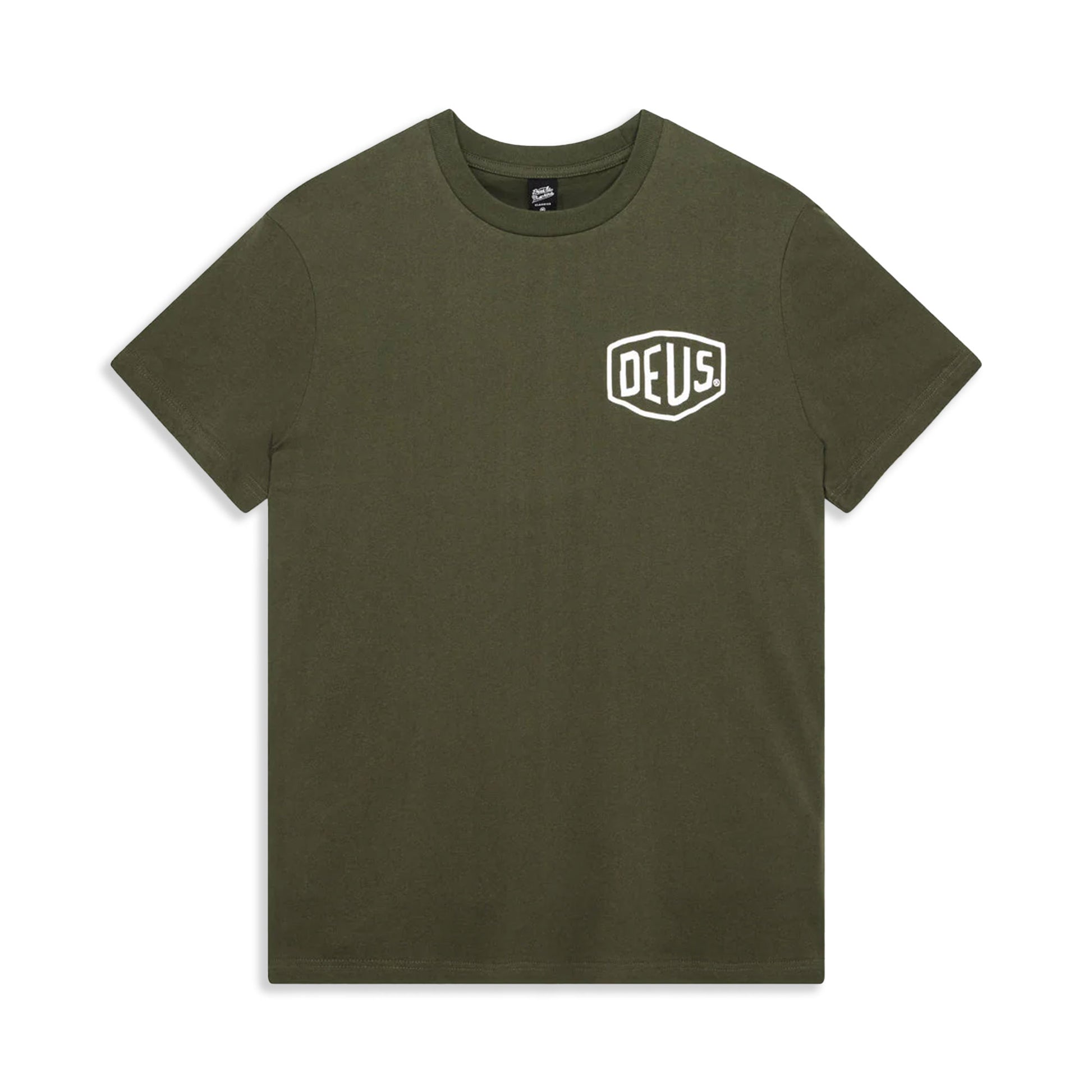 Deus Ex Machina Biarritz Address Tee Cypress Green  - DMW41808Z-CYP