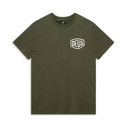 Deus Ex Machina Biarritz Address Tee Cypress Green  - DMW41808Z-CYP